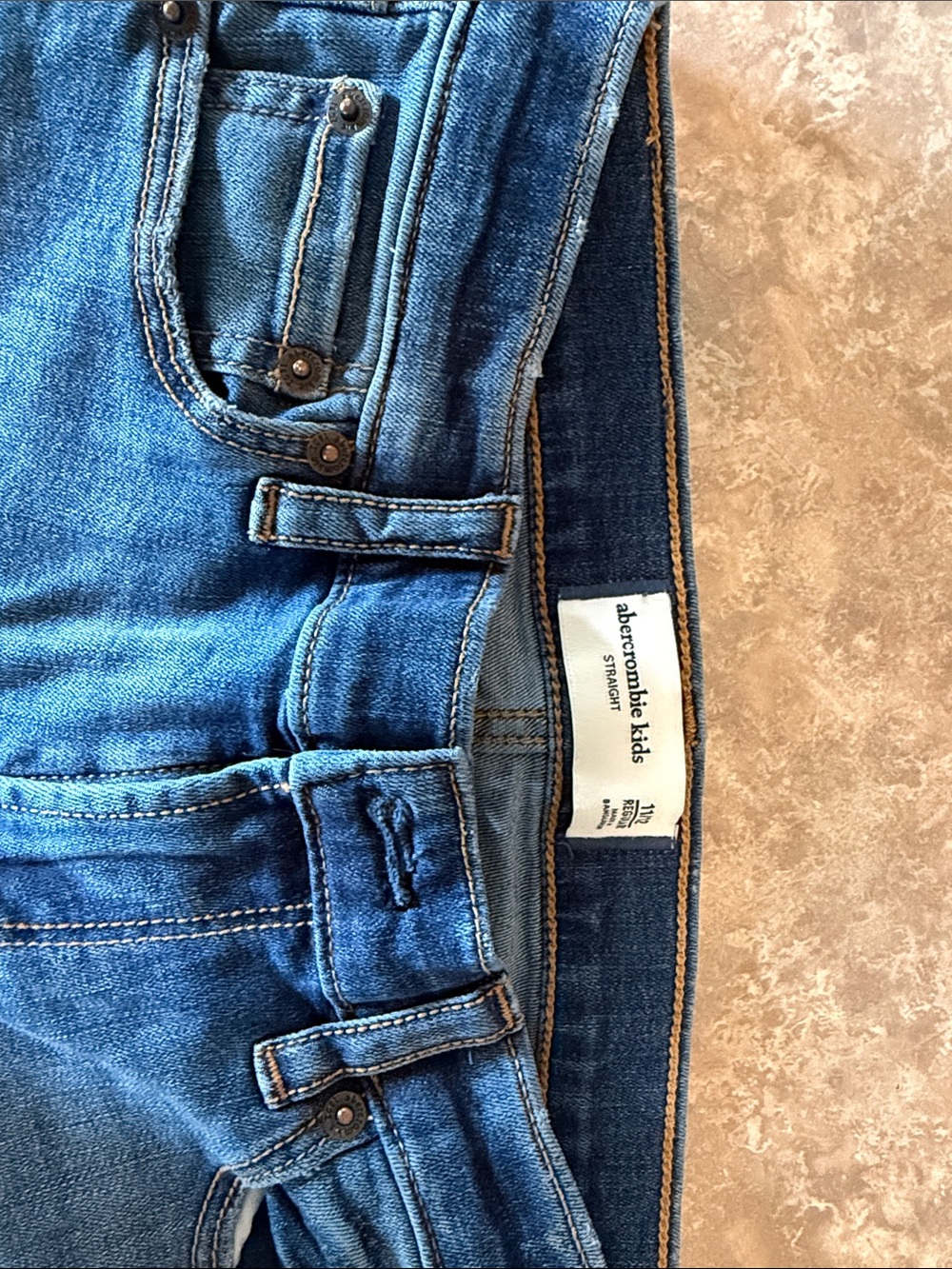 abercrombie kids medium blue denim jeans